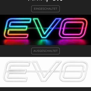 Individuelles LED-Neonschild 'EVO'