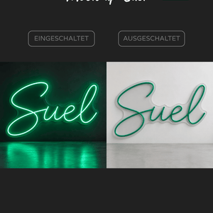 Individuelles LED-Neonschild 'Suel'