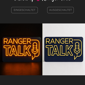 Individuelles LED-Neonschild 'Ranger Talk'