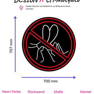 Individuelles LED-Neonschild 'Craghoppers Mosquito'