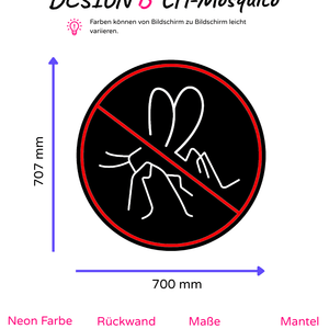 Individuelles LED-Neonschild 'Craghoppers Mosquito'