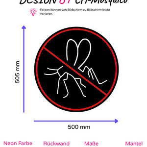 Individuelles LED-Neonschild 'Craghoppers Mosquito'