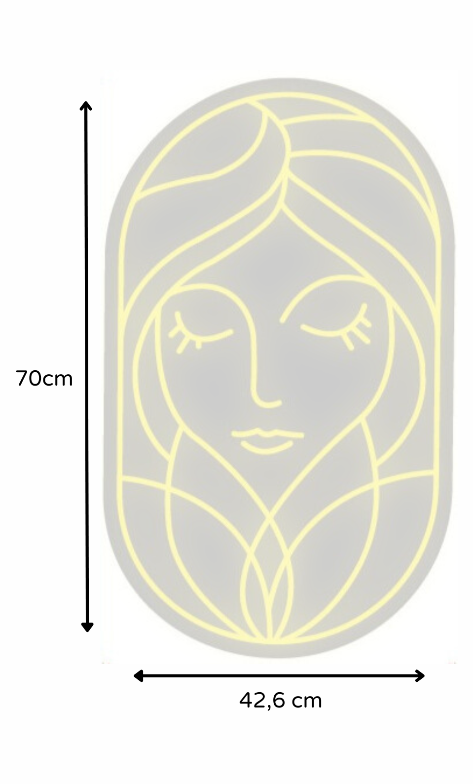 Individuelles LED Schild für Sylwia 